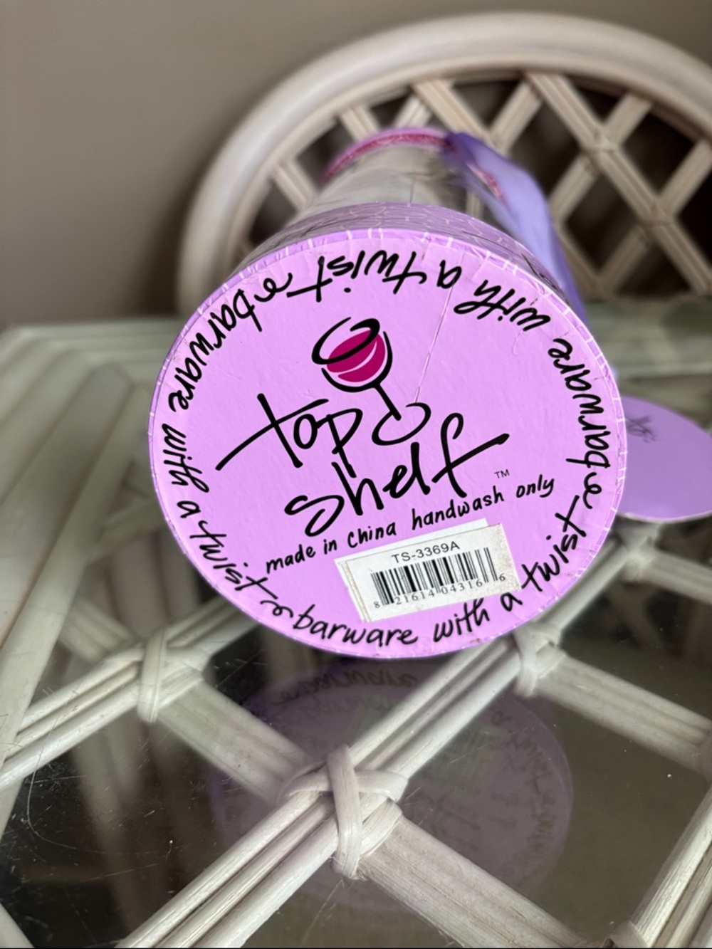 Top Shelf “I Do” Hand-Painted Wine Glass NIP - Picture 15 of 15